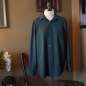 Mens Regular Stretch Button Up